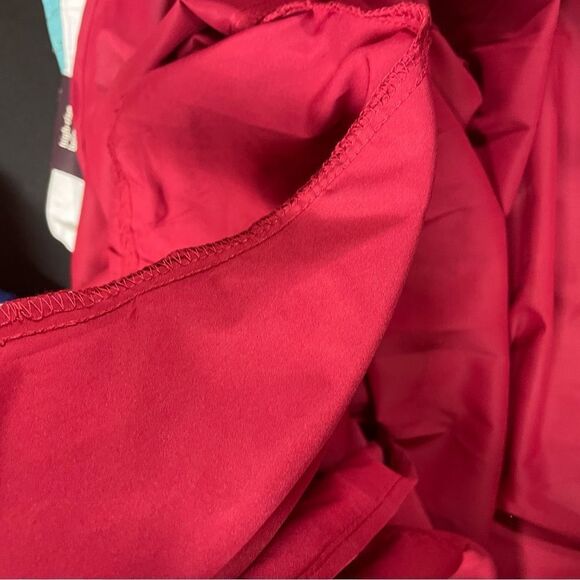 Maroon ruffle dress - Picture 9 of 10